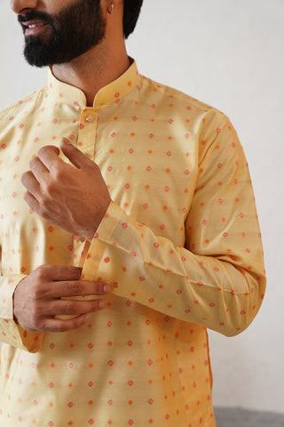 Lime Yellow Kurta Set