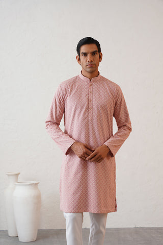 Pastel Pink Kurta Set