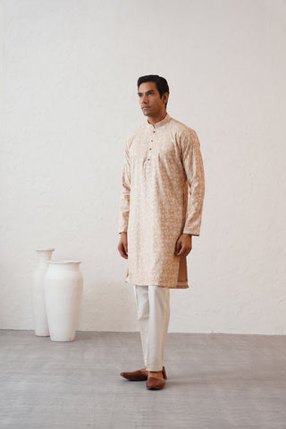 Tuscan Beige Kurta Set