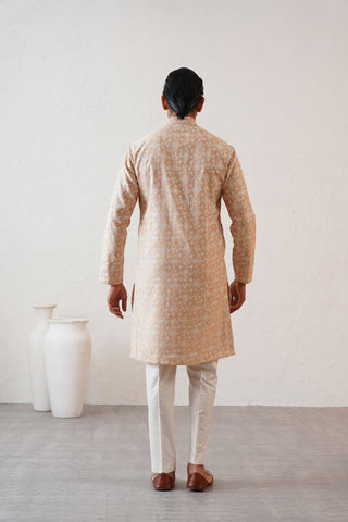 Tuscan Beige Kurta Set