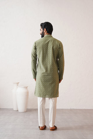 Benarasi Fern Kurta Set