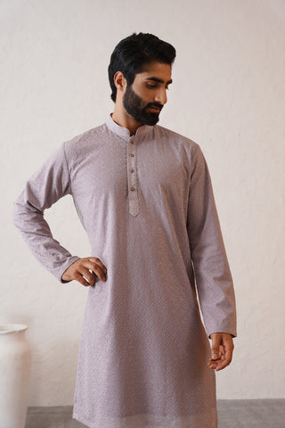 Pale Lavender Kurta Set