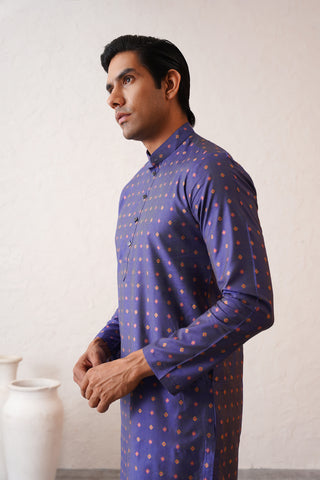 Pacific Blue Kurta Set