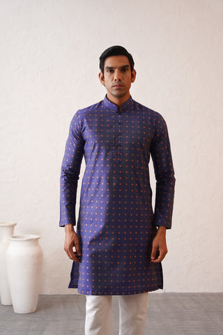 Pacific Blue Kurta Set