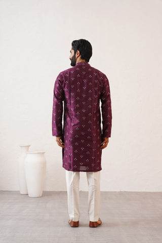 Shiraz Silk Kurta Set