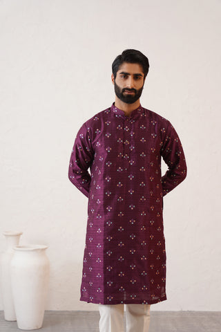 Shiraz Silk Kurta Set