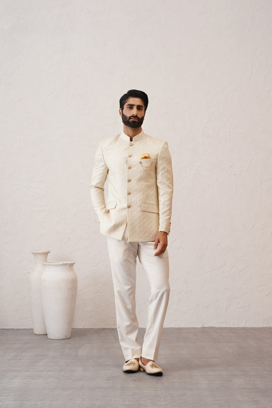 Royal Ivory Jodhpuri Set