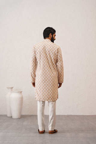 Beige Threads Kurta