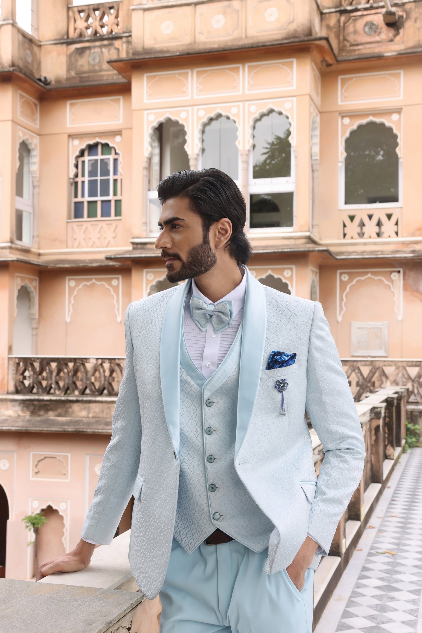 Periwinkle Blue Tuxedo