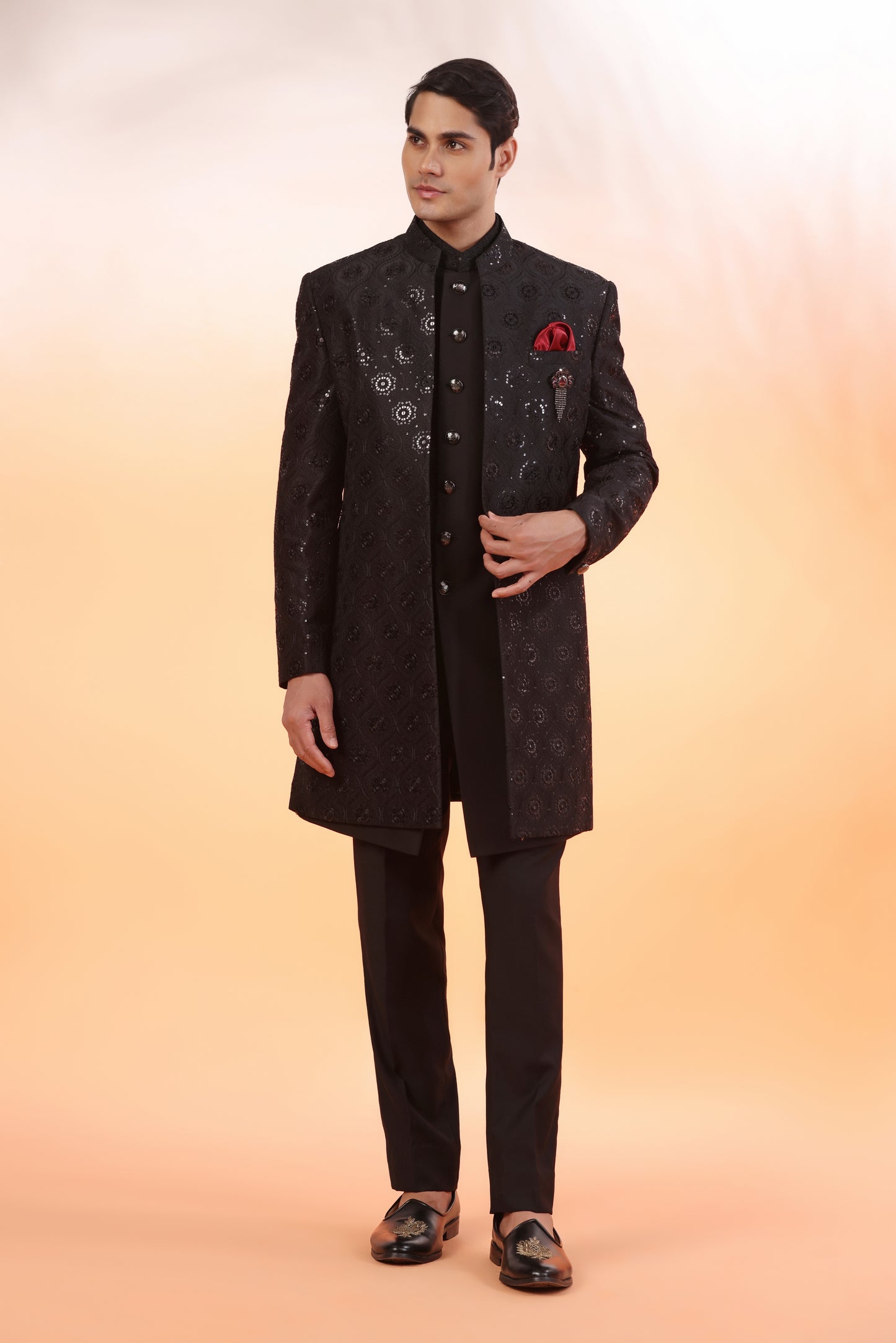 Opulent Onyx Indo-Western