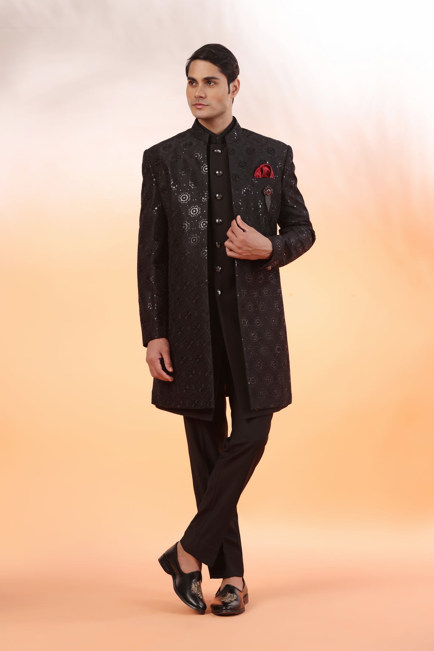 Opulent Onyx Indo-Western