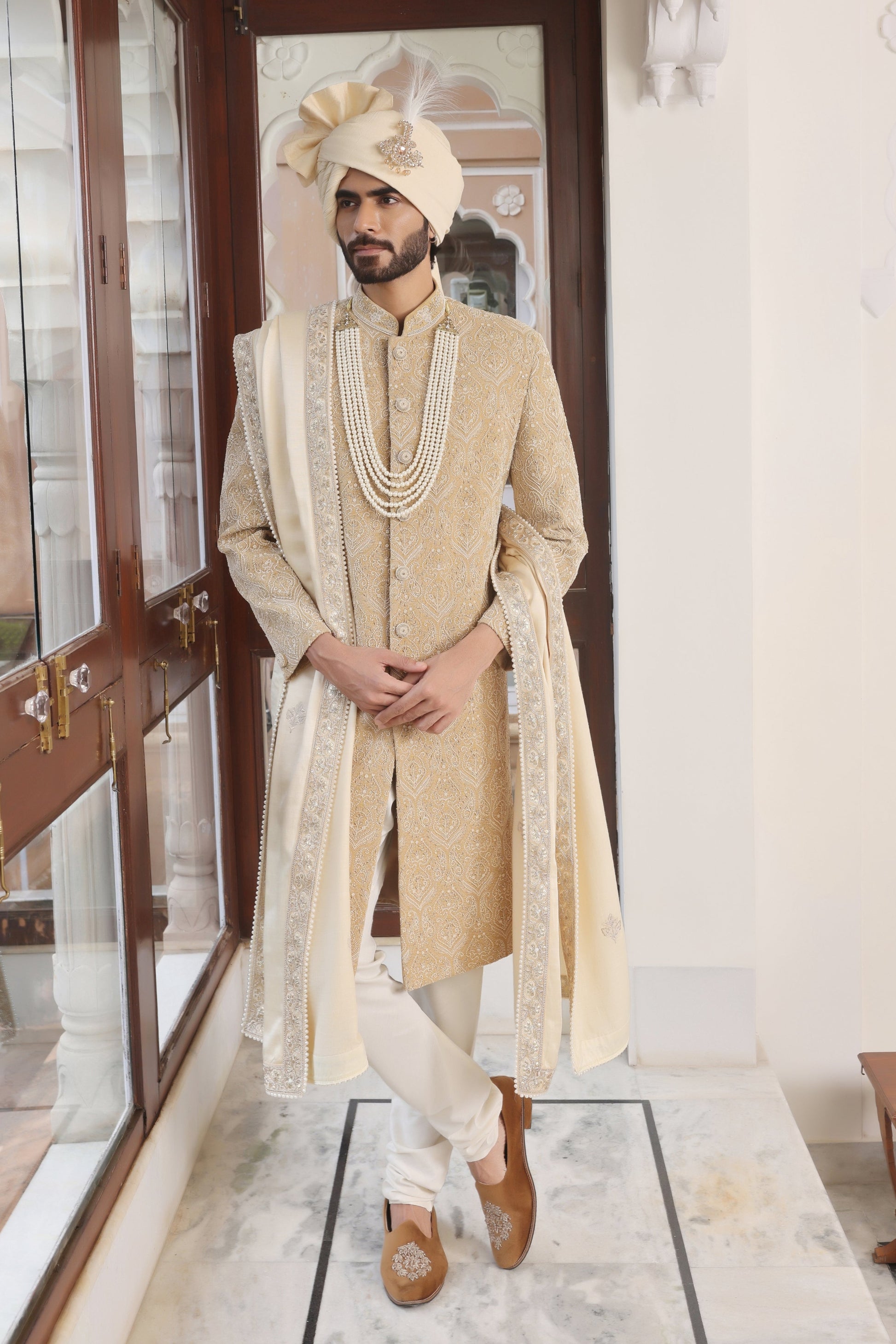 Zoop Beige Sherwani