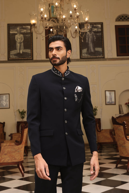 Regal Navy Blue Jodhpuri
