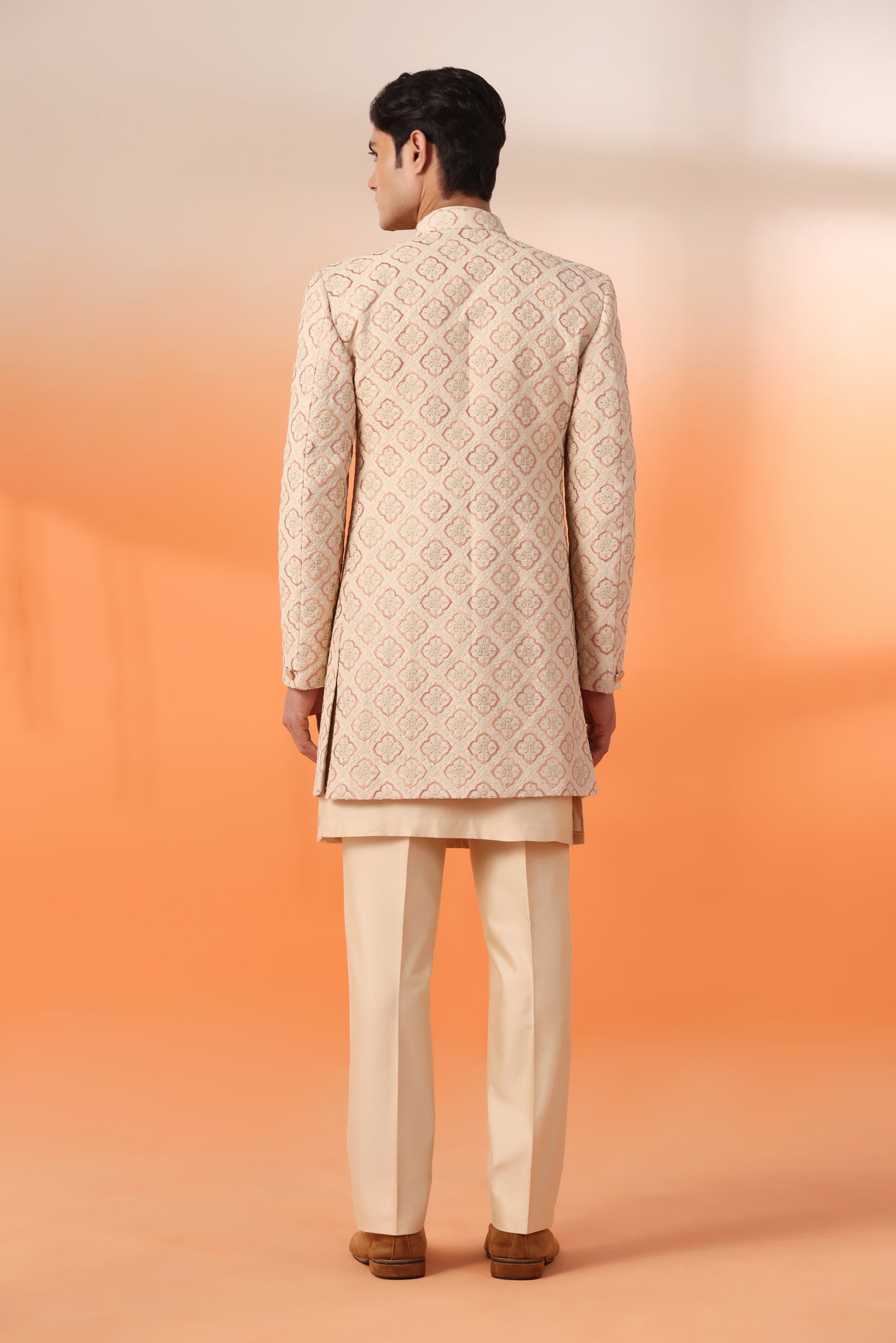 Clover Pink Indo-Western