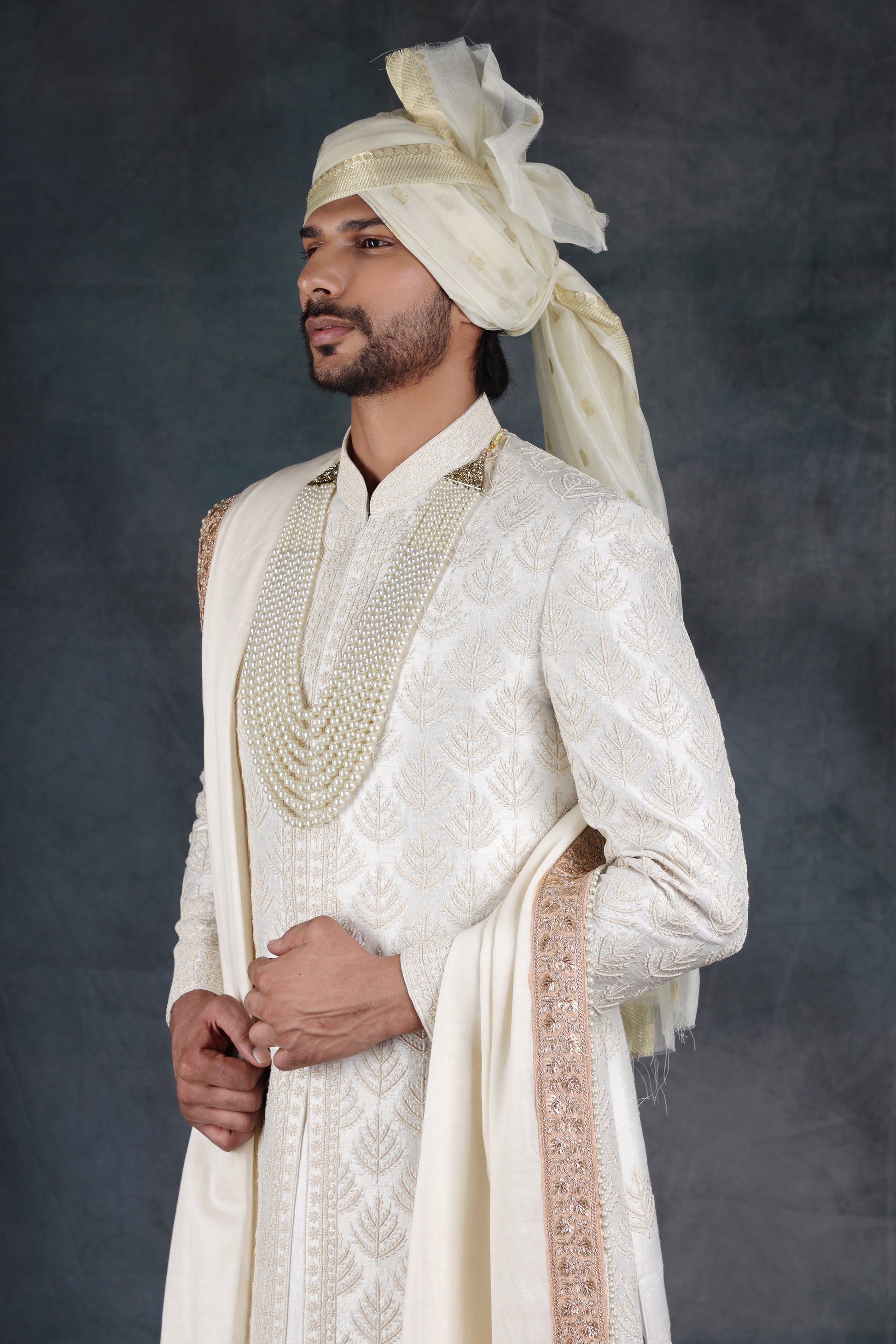 designer sherwani in silk by zoop men